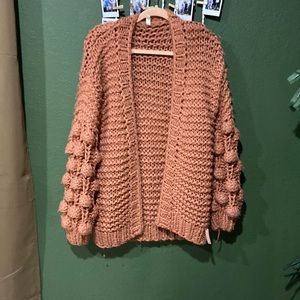 Very cute puffball sleeve sweater